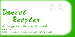 daniel retzler business card